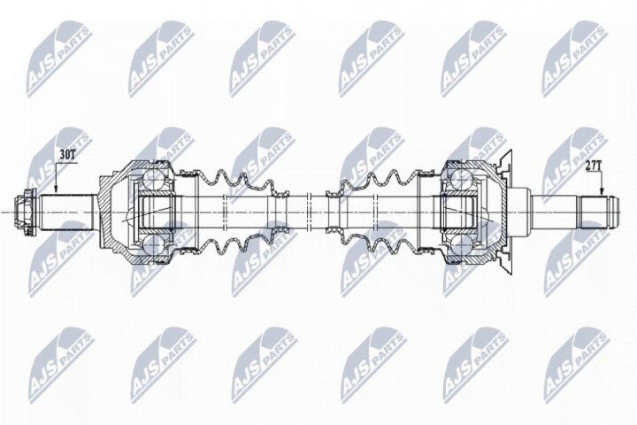 Піввісь NTY NPW-BM-153 (фото 1)