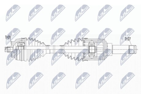 Піввісь NTY NPW-BM-165