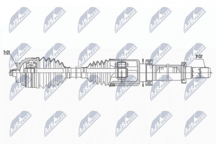 Піввісь NTY NPW-BM-172 (фото 1)