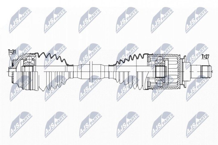 Піввісь NTY NPW-BM-181 (фото 1)