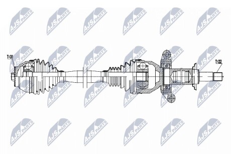 Полуось NTY NPW-BM-183