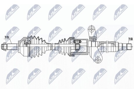 Автозапчастина NTY NPW-BM-190