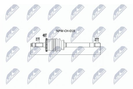 Піввісь NTY NPW-CH-018