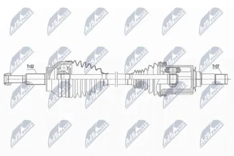Полуось NTY NPW-CH-032