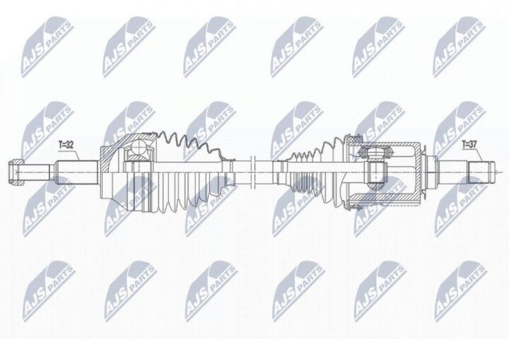 Полуось NTY NPW-CH-032 (фото 1)