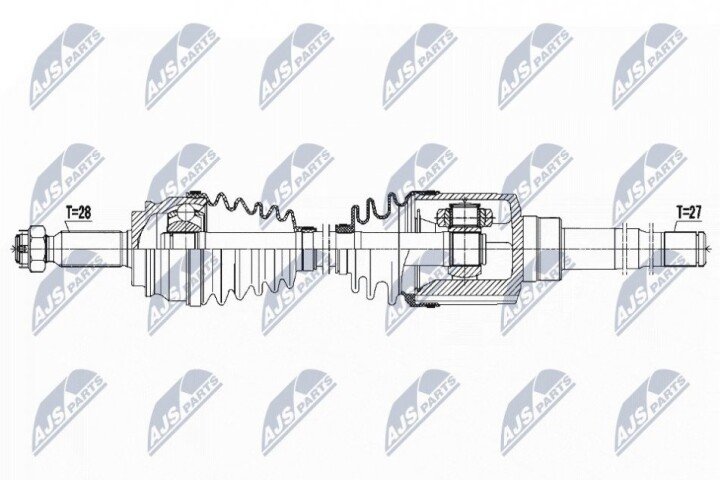 Полуось NTY NPW-CH-044 (фото 1)