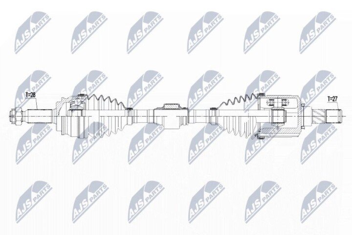 Полуось NTY NPW-CH-060 (фото 1)