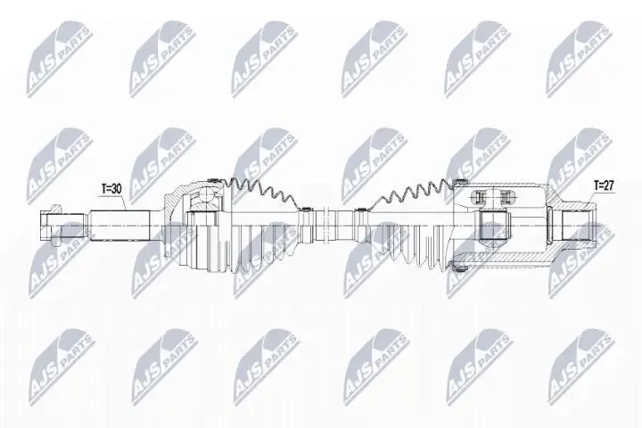 Фото 1 - Привід передній Tesla Model X 15-> правий R NTY NPW-CH-076 Привід передній Tesla Model X 15-> правий R NTY NPW-CH-076 (фото 1)