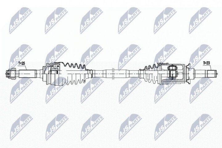 Полуось NTY NPW-CH-094 (фото 1)