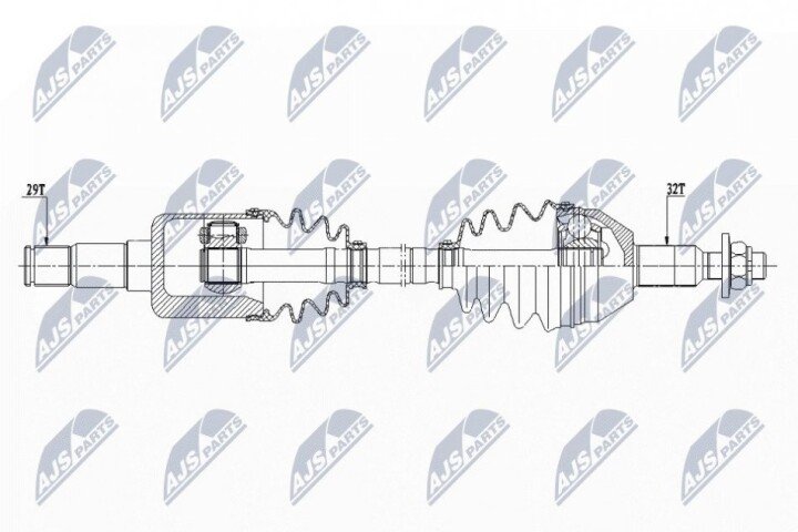 Полуось NTY NPW-CH-108 (фото 1)