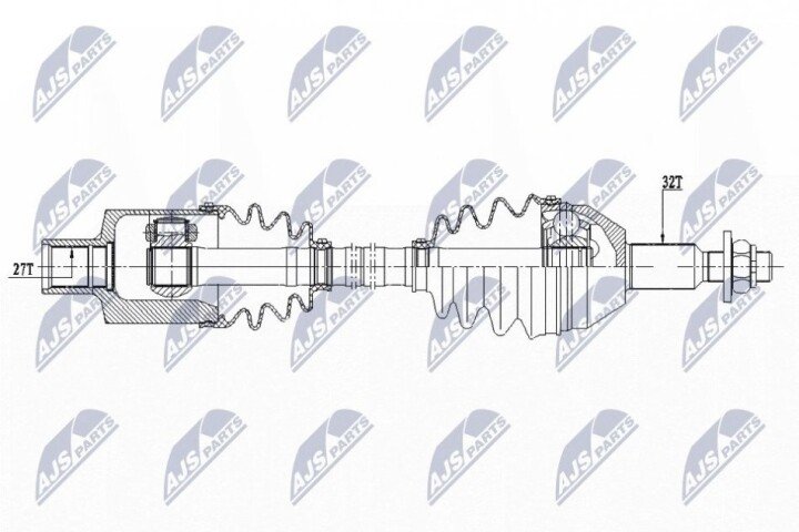 Піввісь NTY NPW-CH-110 (фото 1)