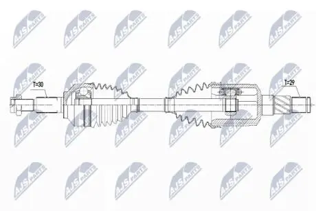 Полуось NTY NPW-CH-114
