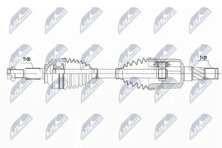 Полуось NTY NPW-CH-114 (фото 1)