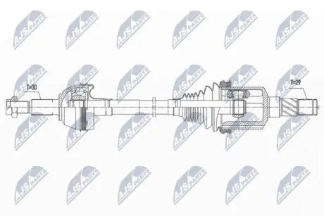 Привідний вал NTY NPW-CH-116