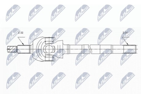 Полуось NTY NPW-CH-124