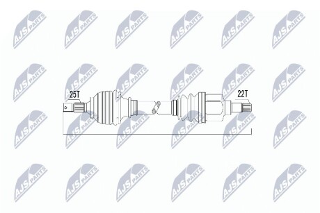 Піввісь NTY NPW-CT-010