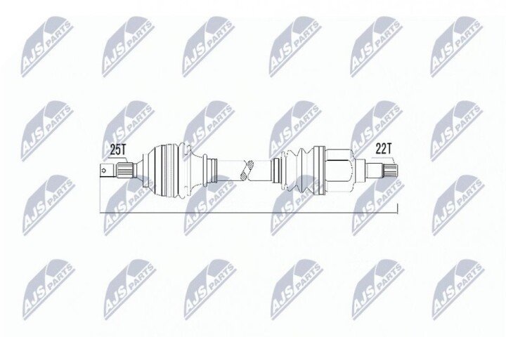 Піввісь NTY NPW-CT-010 (фото 1)