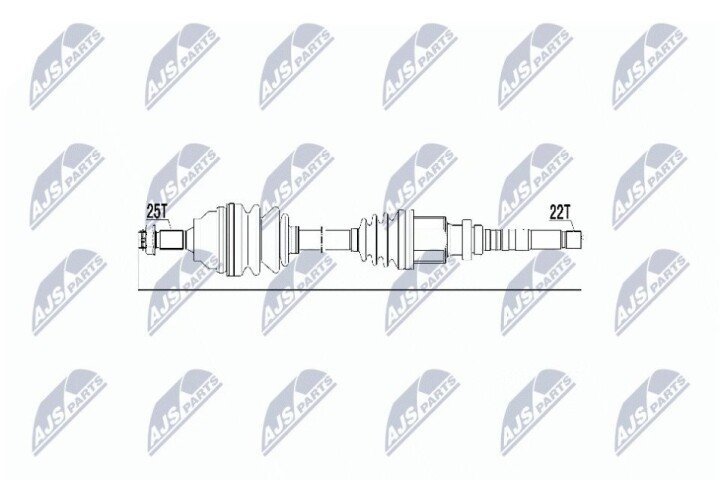 Полуось NTY NPW-CT-019 (фото 1)