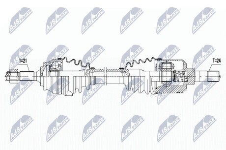 Піввісь NTY NPW-CT-055