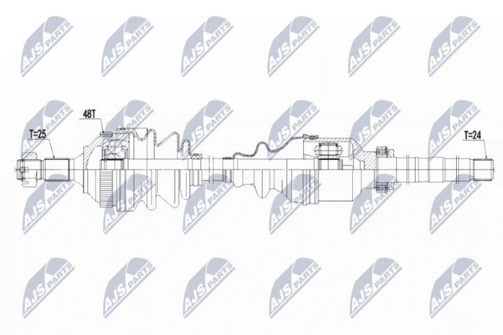 Полуось NTY NPW-CT-059 (фото 1)