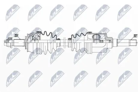 Полуось NTY NPW-CT-071