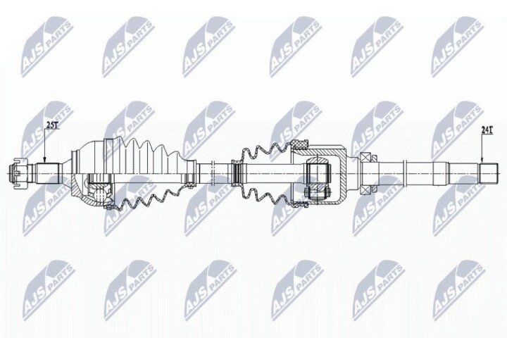 Полуось NTY NPW-CT-079 (фото 1)