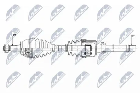 Полуось NTY NPW-CT-081