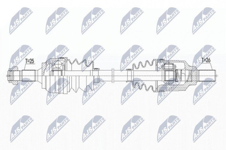 Піввісь NTY NPW-CT-087 (фото 1)