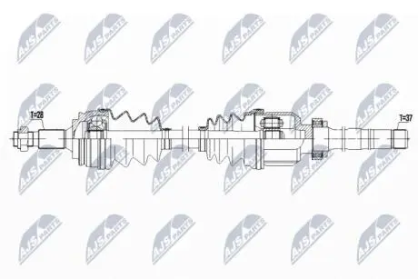 Полуось NTY NPW-CT-091