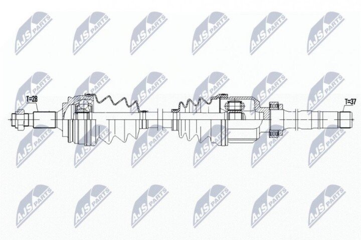 Полуось NTY NPW-CT-091 (фото 1)