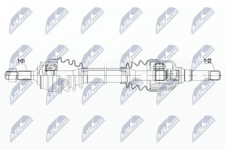 Піввісь NTY NPW-CT-095 (фото 1)