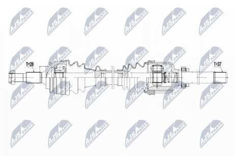 Піввісь NTY NPW-CT-097