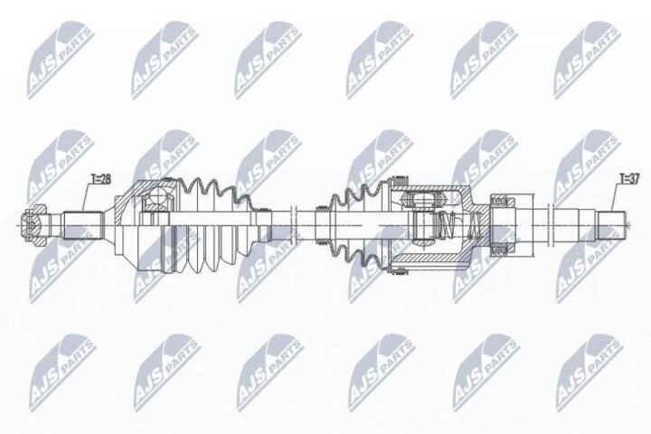 Піввісь NTY NPW-CT-099 (фото 1)