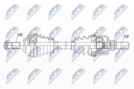 Піввісь NTY NPW-CT-101