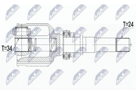 Шарнир равных угловых скоростей NTY NPW-CT-106