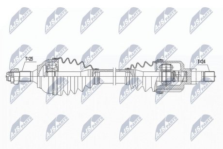 Полуось NTY NPW-CT-109