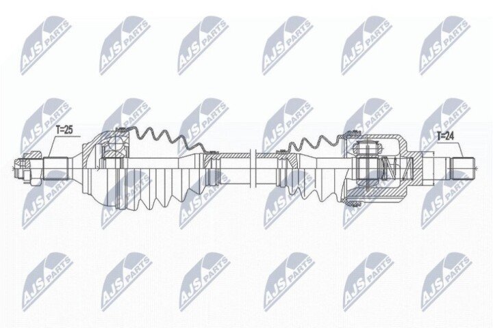 Полуось NTY NPW-CT-109 (фото 1)