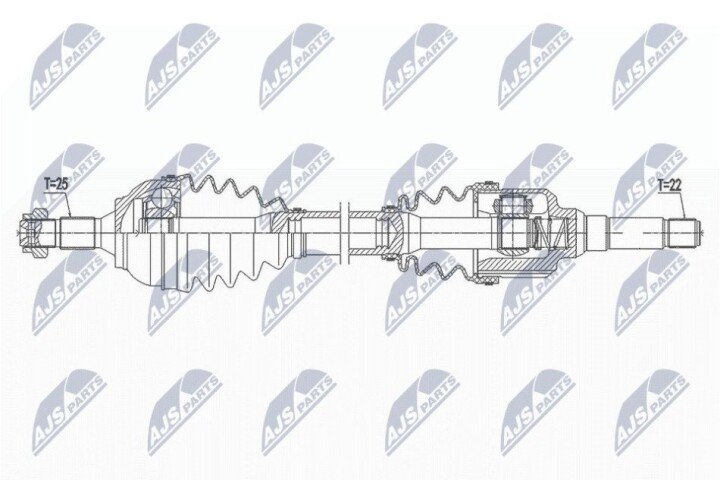 Піввісь NTY NPW-CT-113 (фото 1)