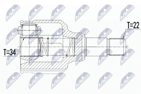 Шарнир равных угловых скоростей NTY NPW-CT-116