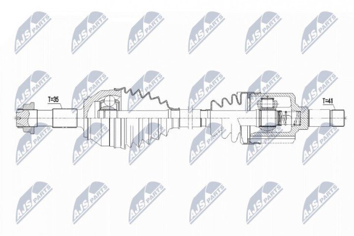 Піввісь NTY NPW-CT-117 (фото 1)