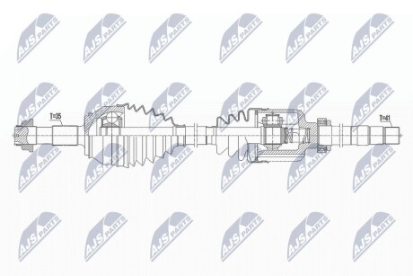 Полуось NTY NPW-CT-119