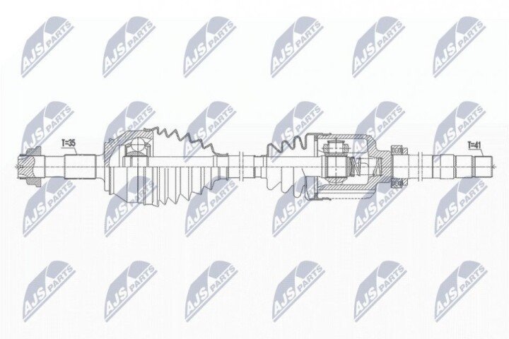 Піввісь NTY NPW-CT-119 (фото 1)