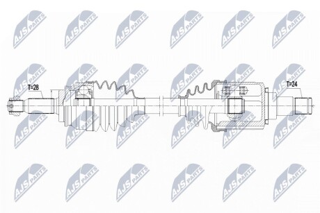 Піввісь NTY NPW-CT-125