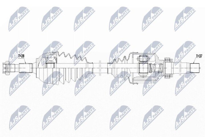 Піввісь NTY NPW-CT-129 (фото 1)