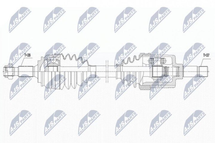 Піввісь NTY NPW-CT-131 (фото 1)