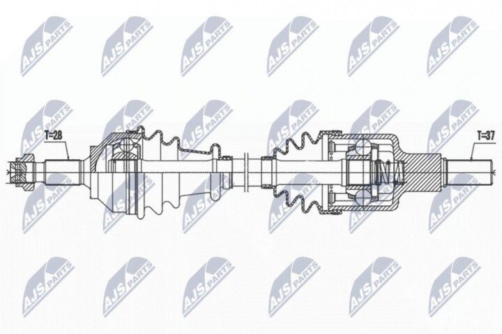 Автозапчастина NTY NPW-CT-133 (фото 1)