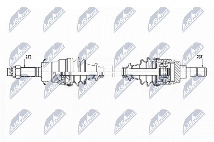 Полуось NTY NPW-DA-001 (фото 1)