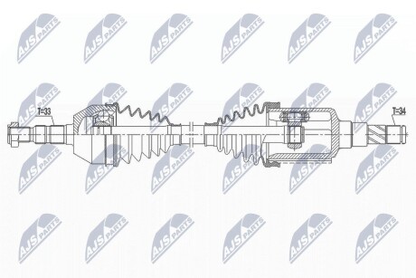 Піввісь NTY NPW-DW-027