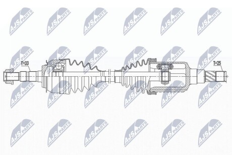 Піввісь NTY NPW-DW-031 (фото 1)