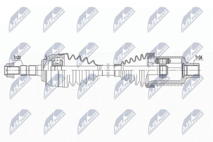 Полуось NTY NPW-DW-033 (фото 1)